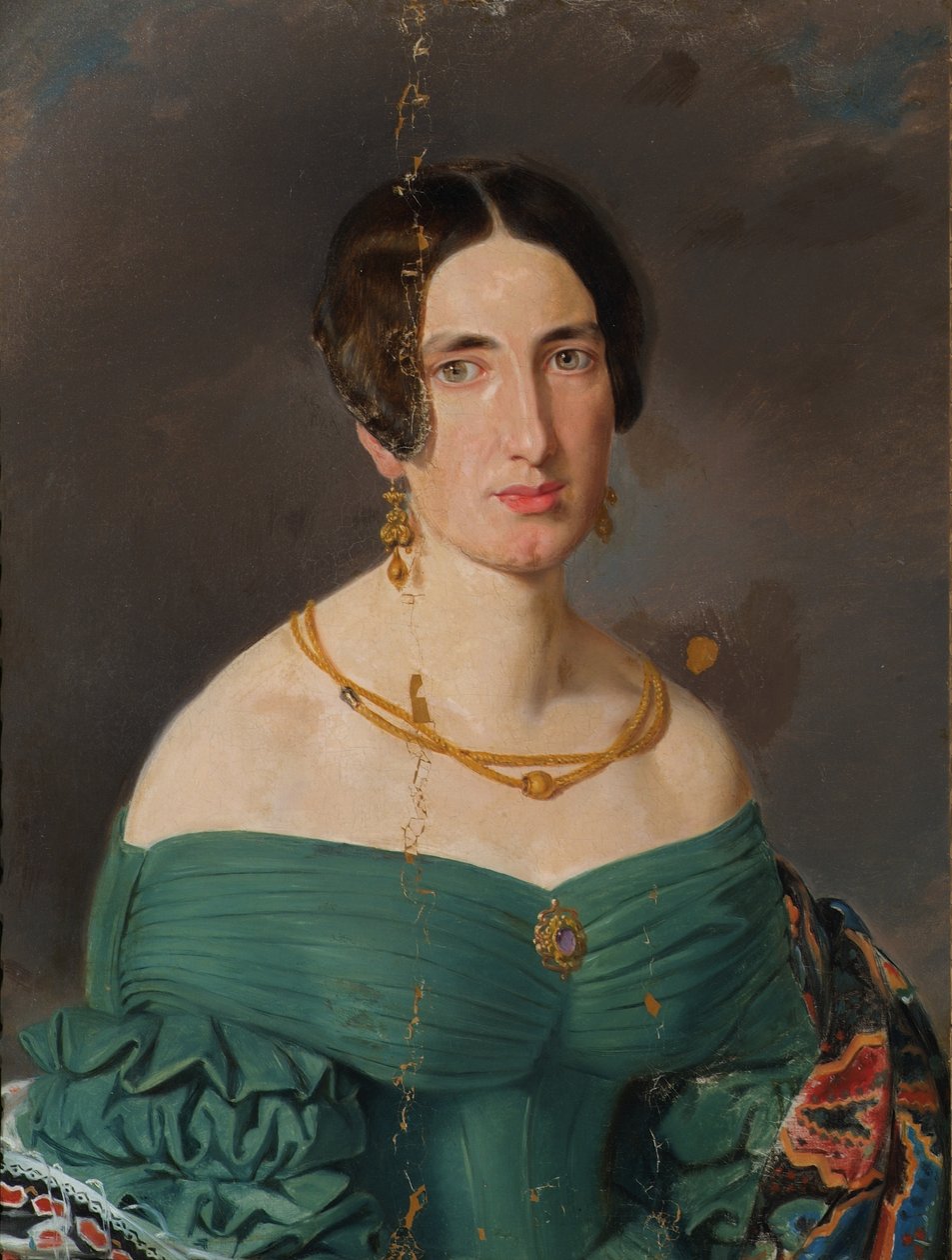 yeşil elbiseli kadın by Joseph Hasslwander