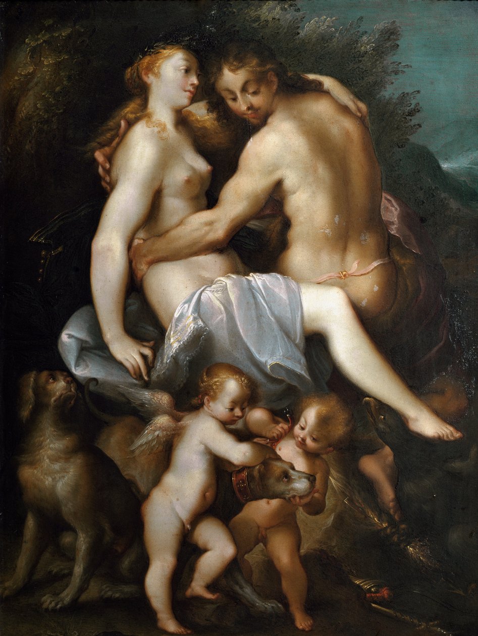 Adonis ve Venüs Tablosu, Joseph Heintz tarafından Yaşlı olarak adlandırıldı by Joseph Heintz