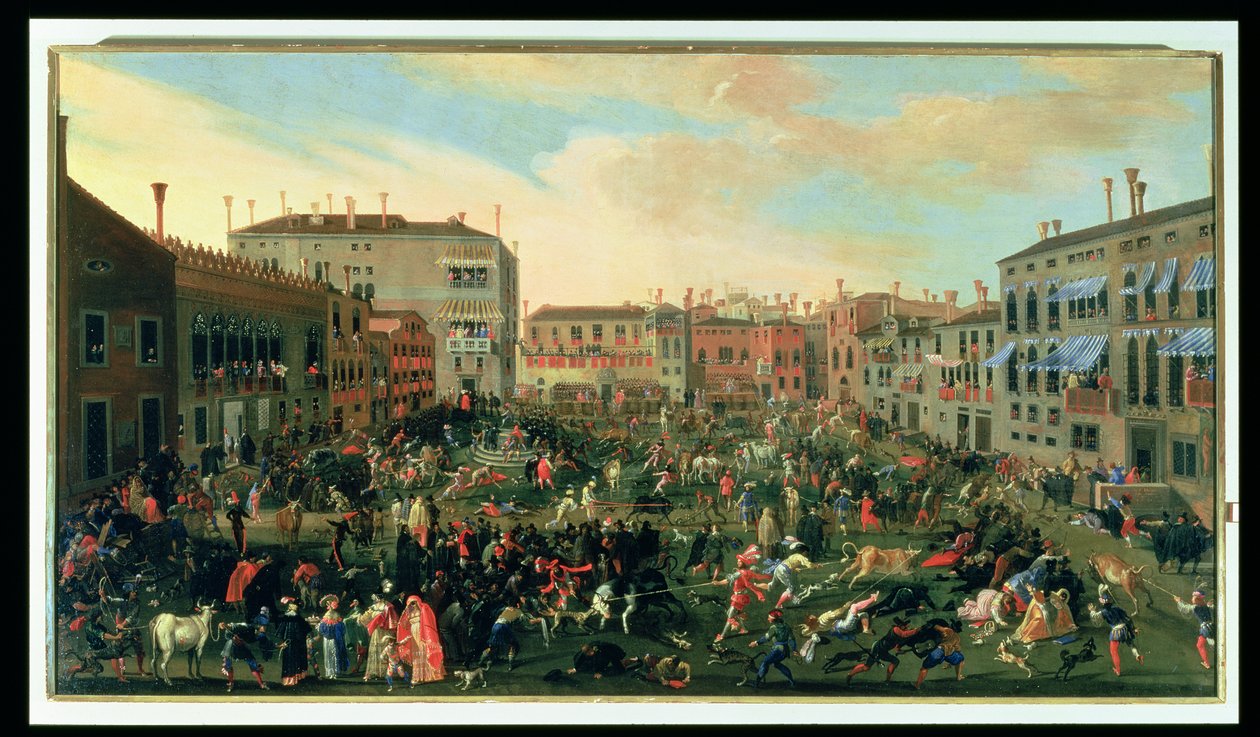 Boğa Festivali, Campo San Polo by Joseph Heintz der Jüngere
