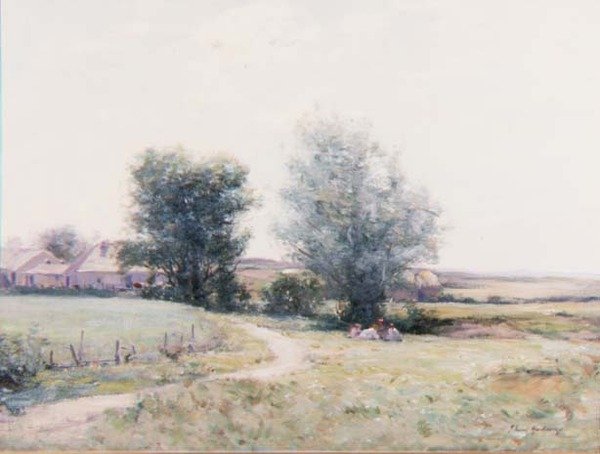 Bir Tarlada Piknik Yapan Çocuklar by Joseph Henderson