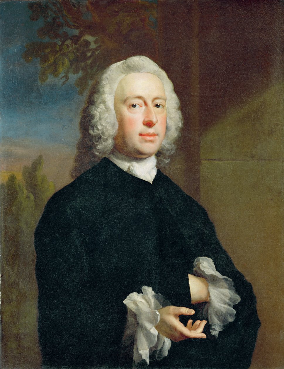 Siyah Giyen Bilinmeyen Bir Adam, 1735 by Joseph Highmore