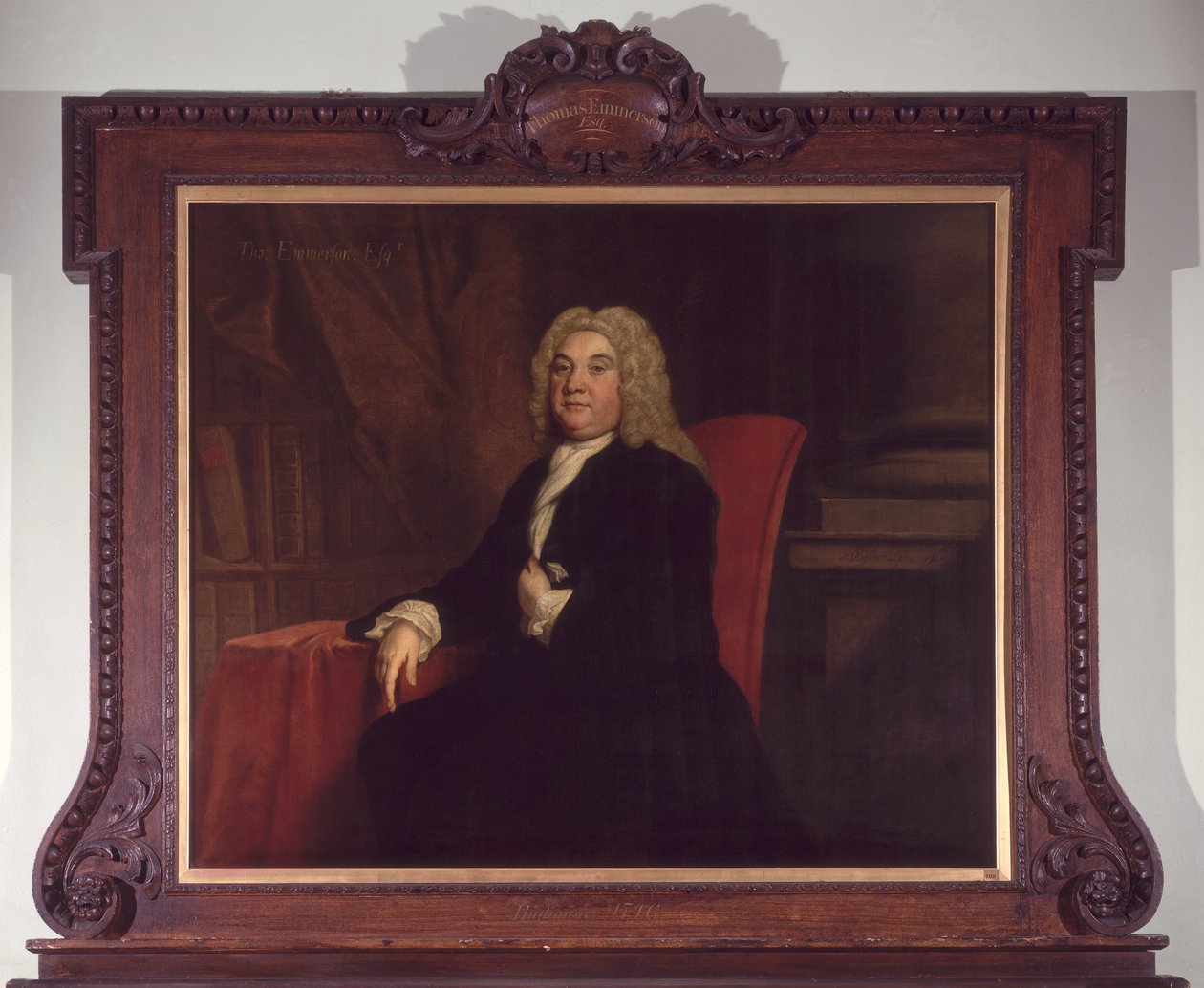 Foundling Hastanesi Valisi Thomas Emerson'un (d.1745) portresi, 1731 by Joseph Highmore
