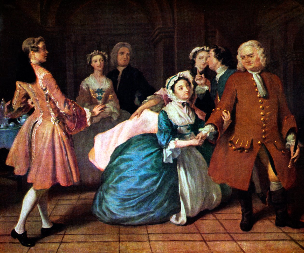 Samuel Richardson - sahne by Joseph Highmore