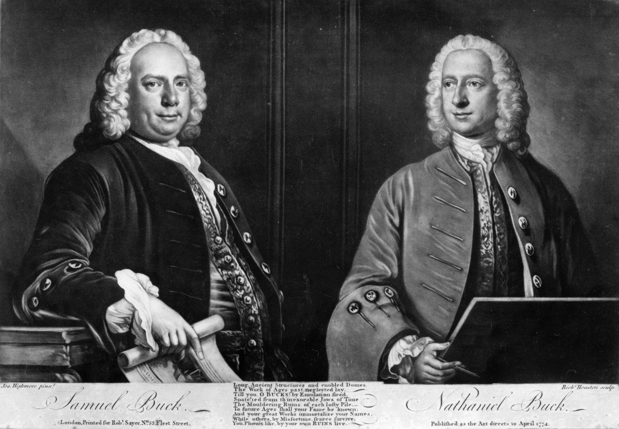 Buck Kardeşler, Richard Houston tarafından kazınmış, 1774 by Joseph Highmore