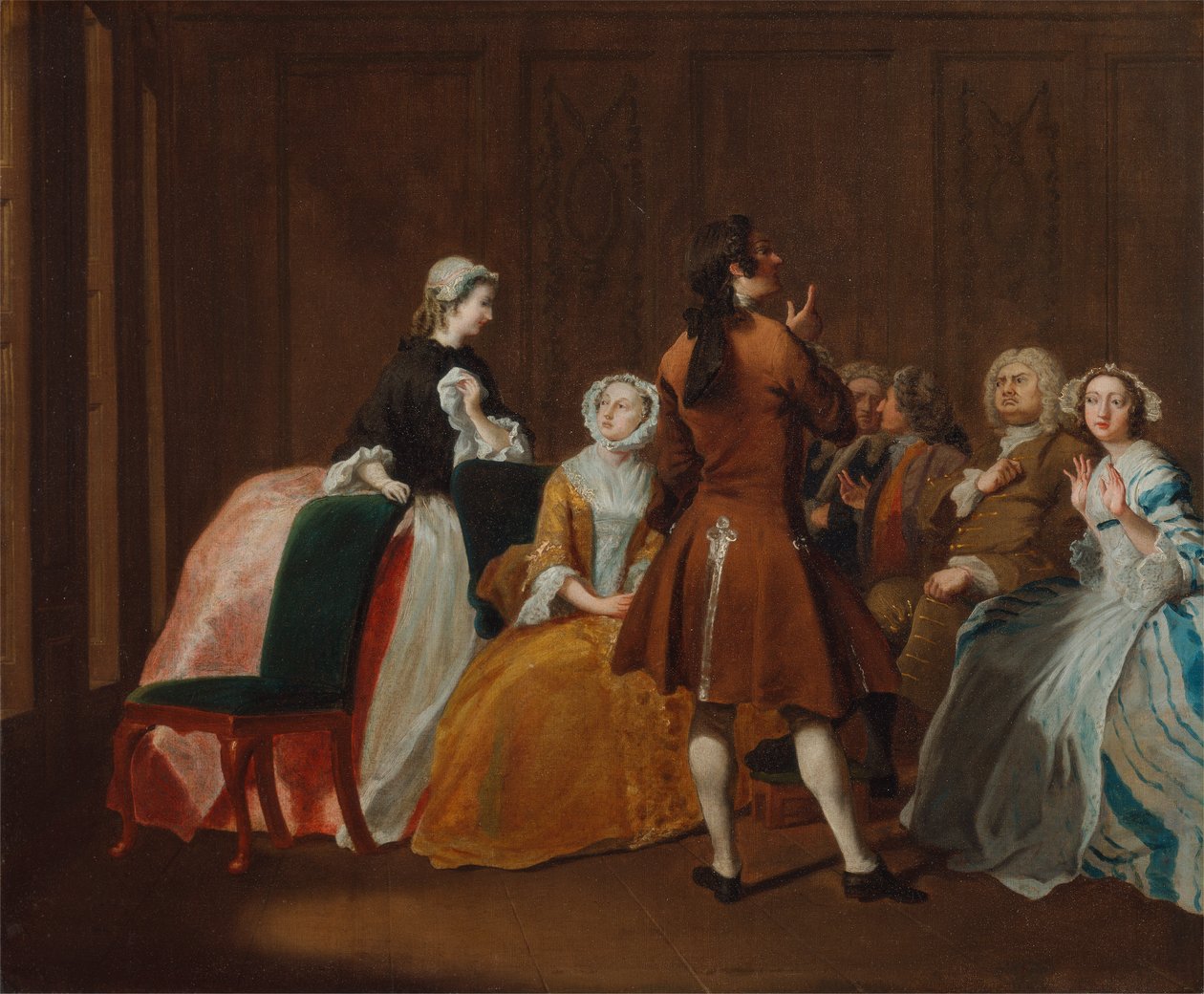 Harlowe Ailesi, Samuel Richardson'ın "Clarissa"sından by Joseph Highmore