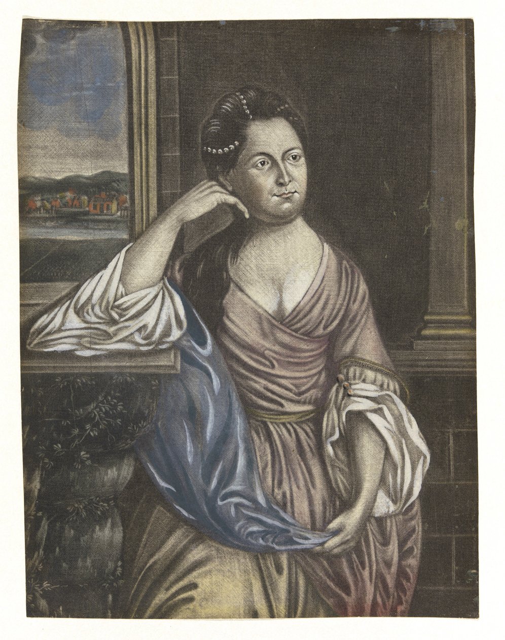 Martha Washington, pub. 1776 by Joseph Hiller
