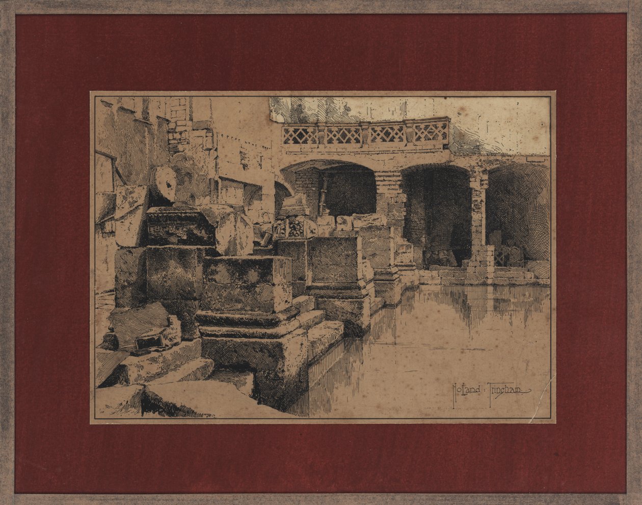 Hamamda Roma Hamamı by Joseph Holland Tringham