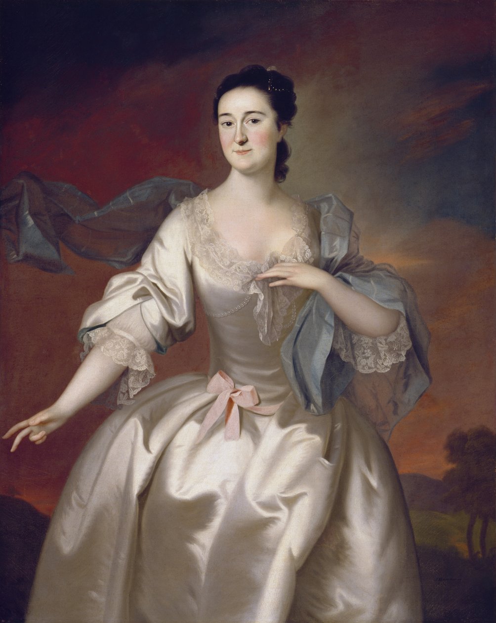 Bayan James Pitts, 1757 by Joseph Jonathan Blackburn