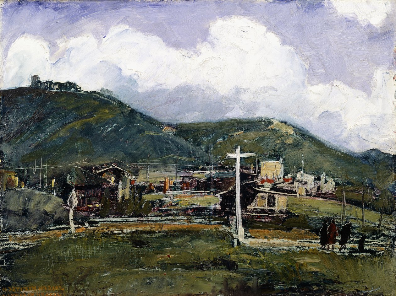 Yağmurlu Gün, Laguna (masonit üzerine yağ) by Joseph Kleitsch