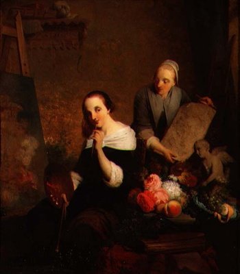 Stüdyosunda İş Başında Bir Sanatçı by Joseph Kremer