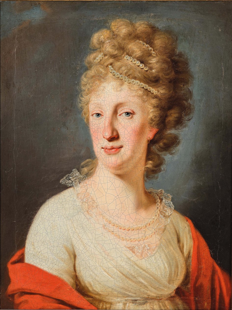 Napoli ve Sicilya 1772-1807 Maria Theresa portresi. by Joseph Kreutzinger