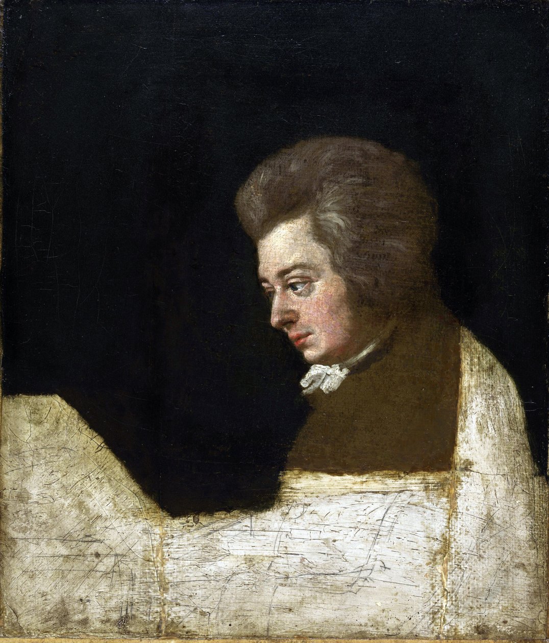 Wolfgang Amadeus Mozart (1756-1791), Josef Lange (1751-1831) tarafından by Joseph Lange