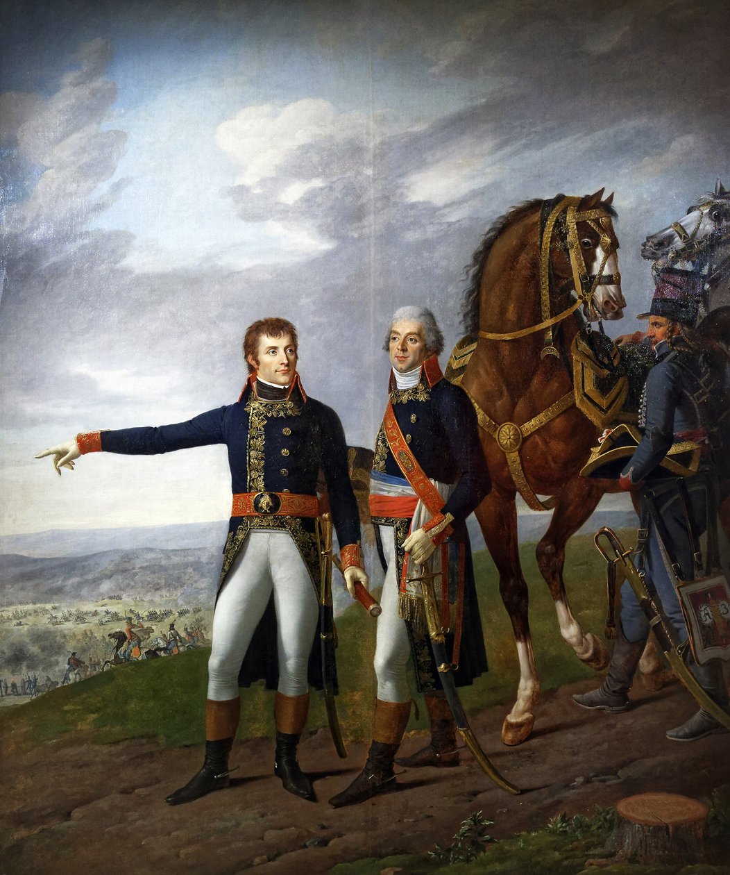 General Bonaparte ve Genelkurmay Başkanı General Louis Alexandre Berthier, 14 Haziran 1800