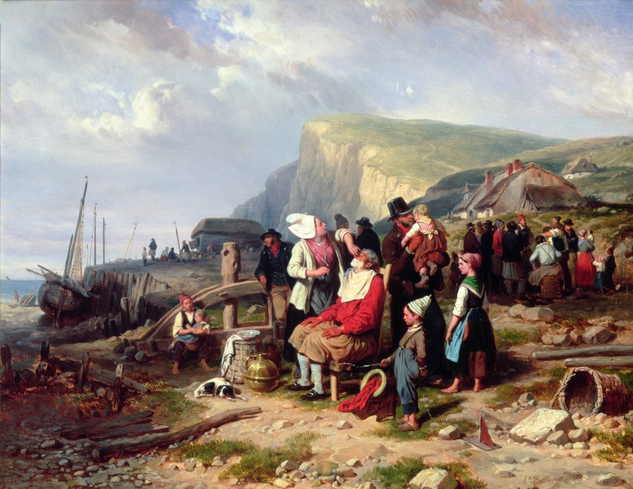 Eve Dönüş, 1846 by Joseph Louis Hippolyte Bellange
