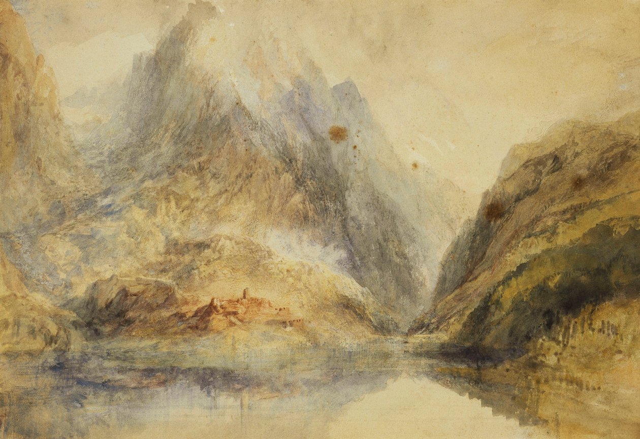 Bir İsviçre Alp Manzarası, 1843 dolayları by Joseph Mallord William Turner