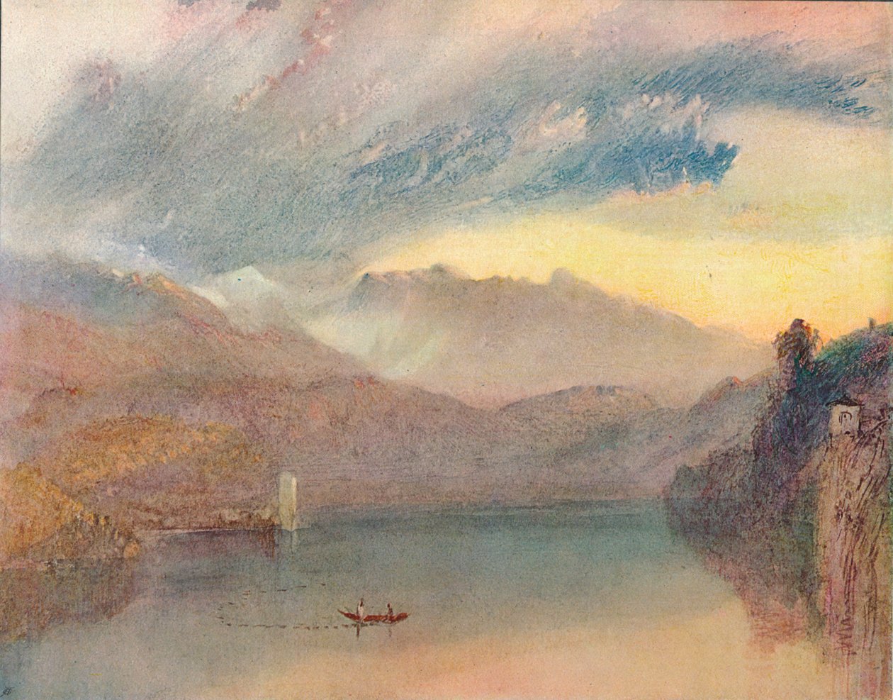 Bir İsviçre Gölü, 1909 by Joseph Mallord William Turner