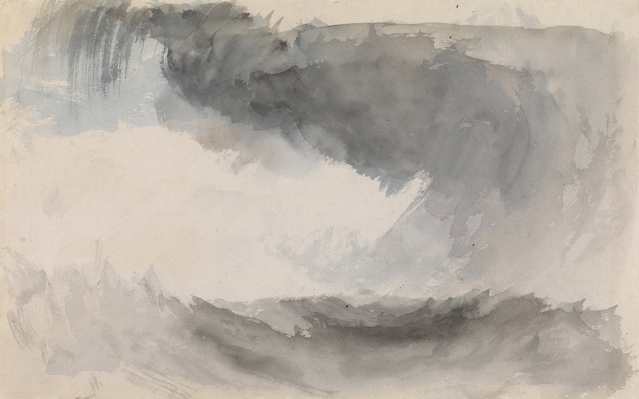 denizde bir fırtına by Joseph Mallord William Turner