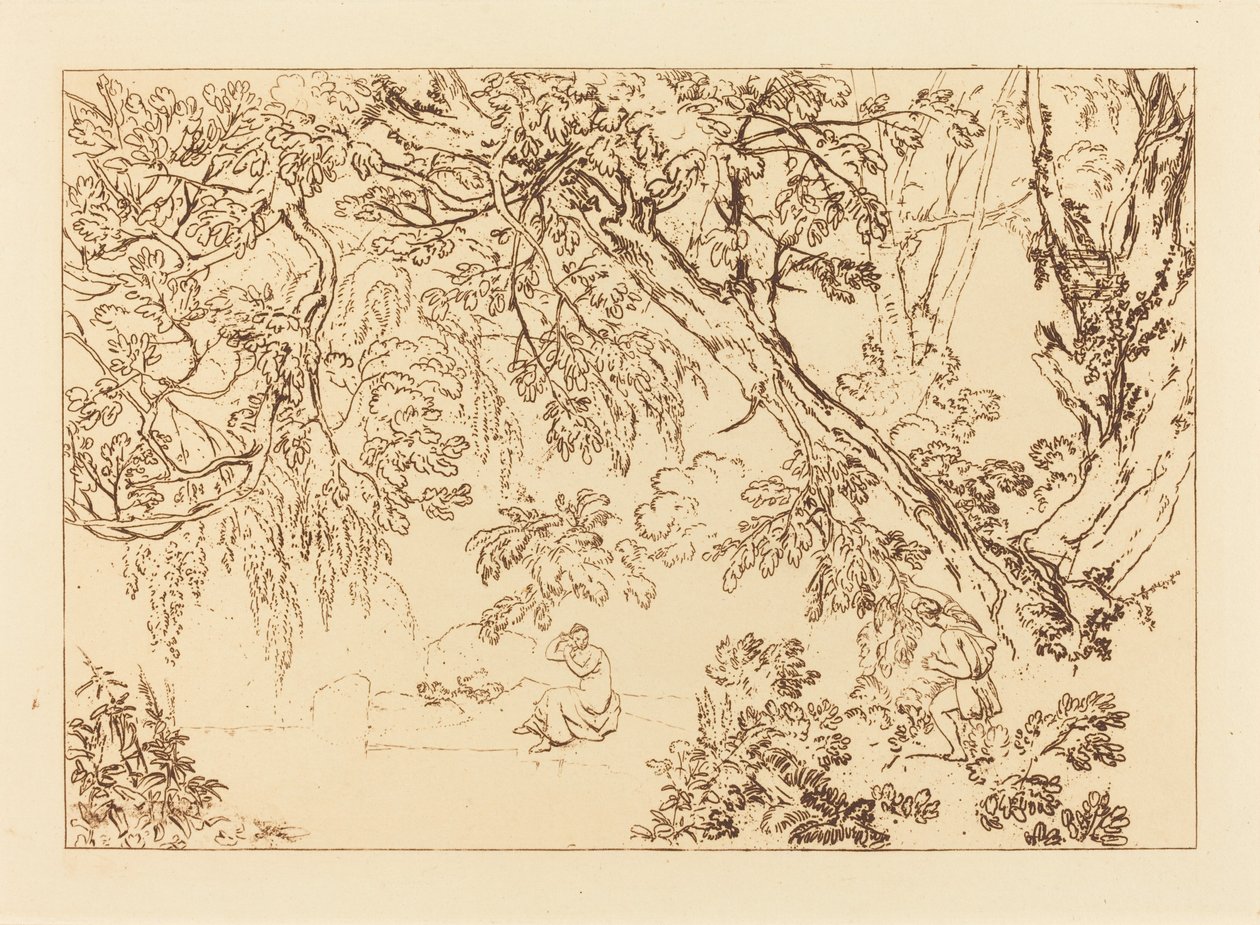 Aesacus ve Hesperie by Joseph Mallord William Turner