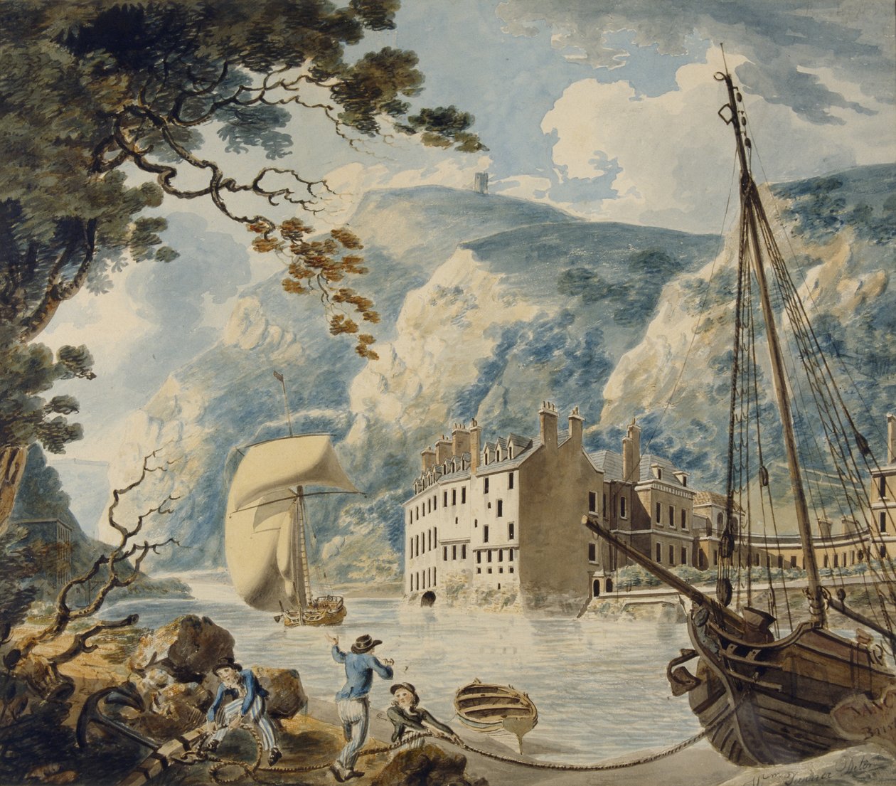Avon Gorge ve Bristol Hotwell by Joseph Mallord William Turner