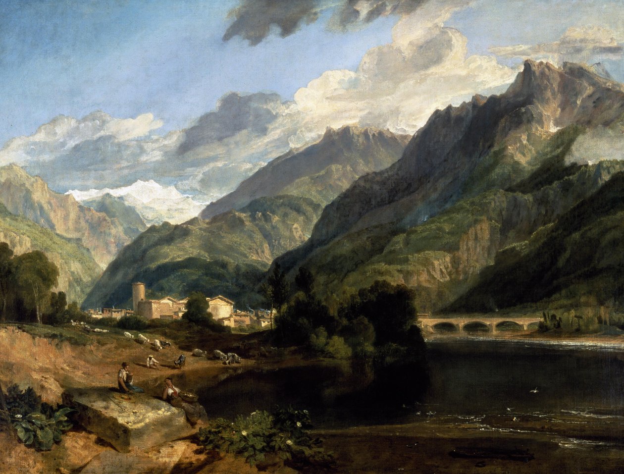 Bonneville, Savoy by Joseph Mallord William Turner