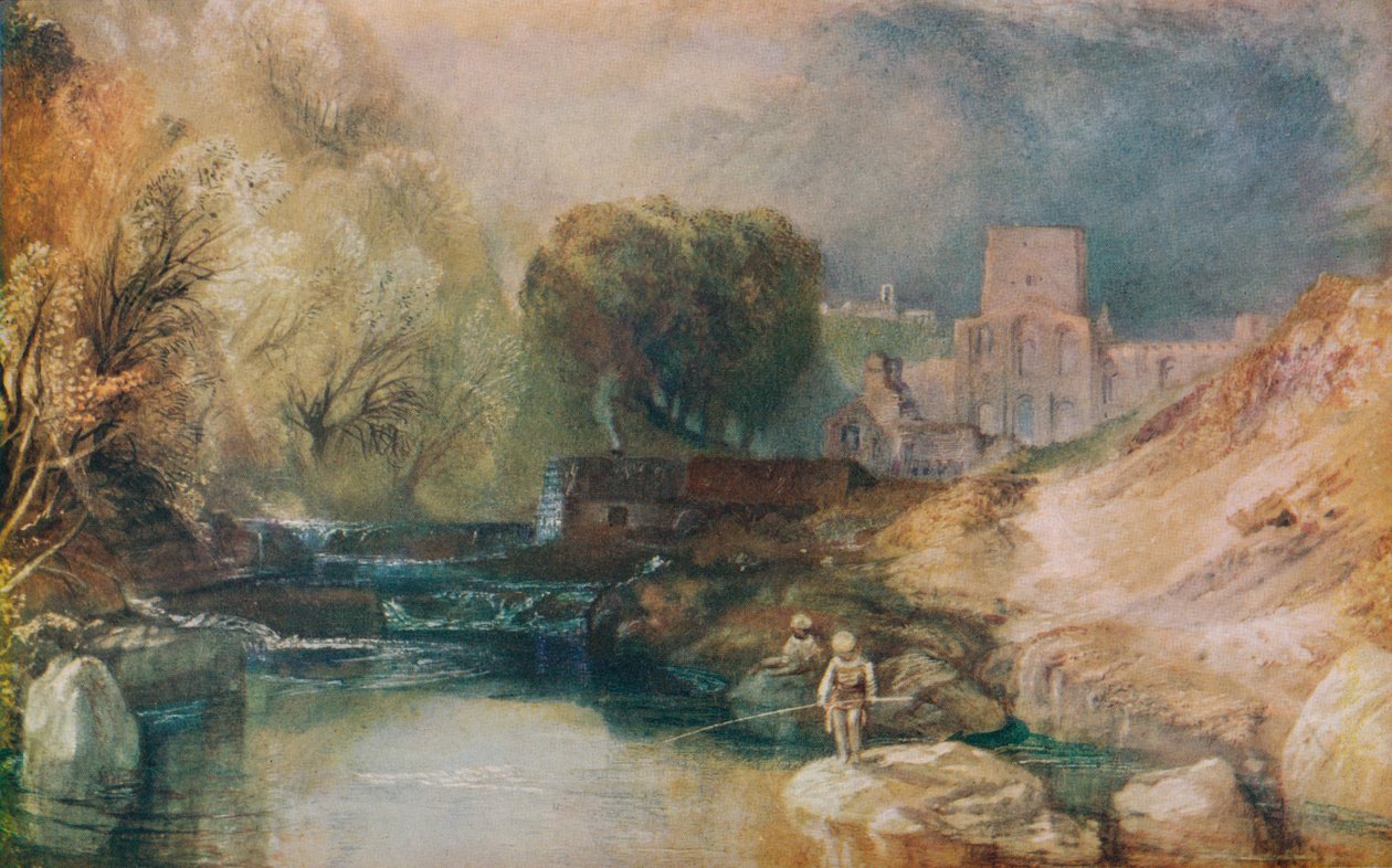 Brinkburn Manastırı, Northumberland, c1830 by Joseph Mallord William Turner
