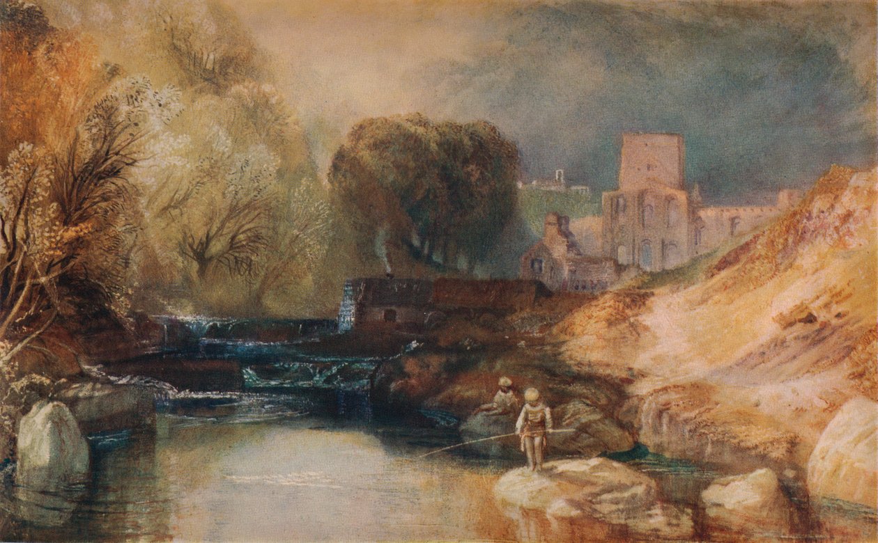 Brinkburn Manastırı, Northumberland, c1830, 1938 by Joseph Mallord William Turner