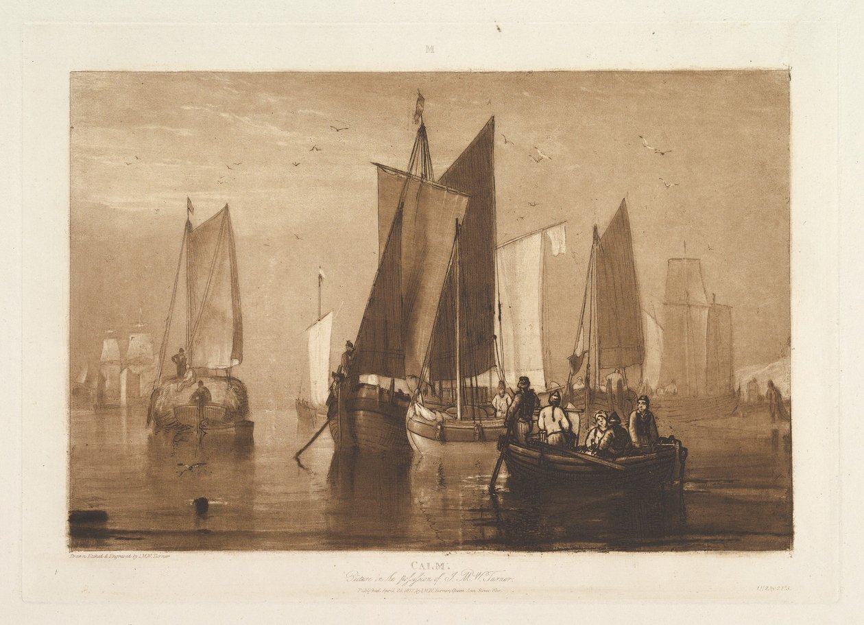 Sakin Liber Studiorum, bölüm IX, levha 44, 23 Nisan 1812 by Joseph Mallord William Turner
