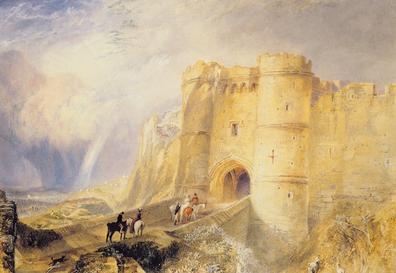 Carisbrook Kalesi, Wight Adası by Joseph Mallord William Turner