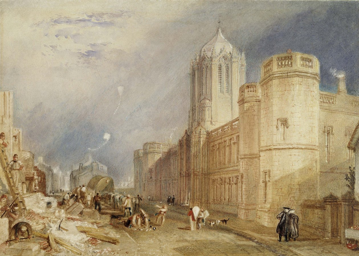 Christ Church Koleji, Oxford by Joseph Mallord William Turner