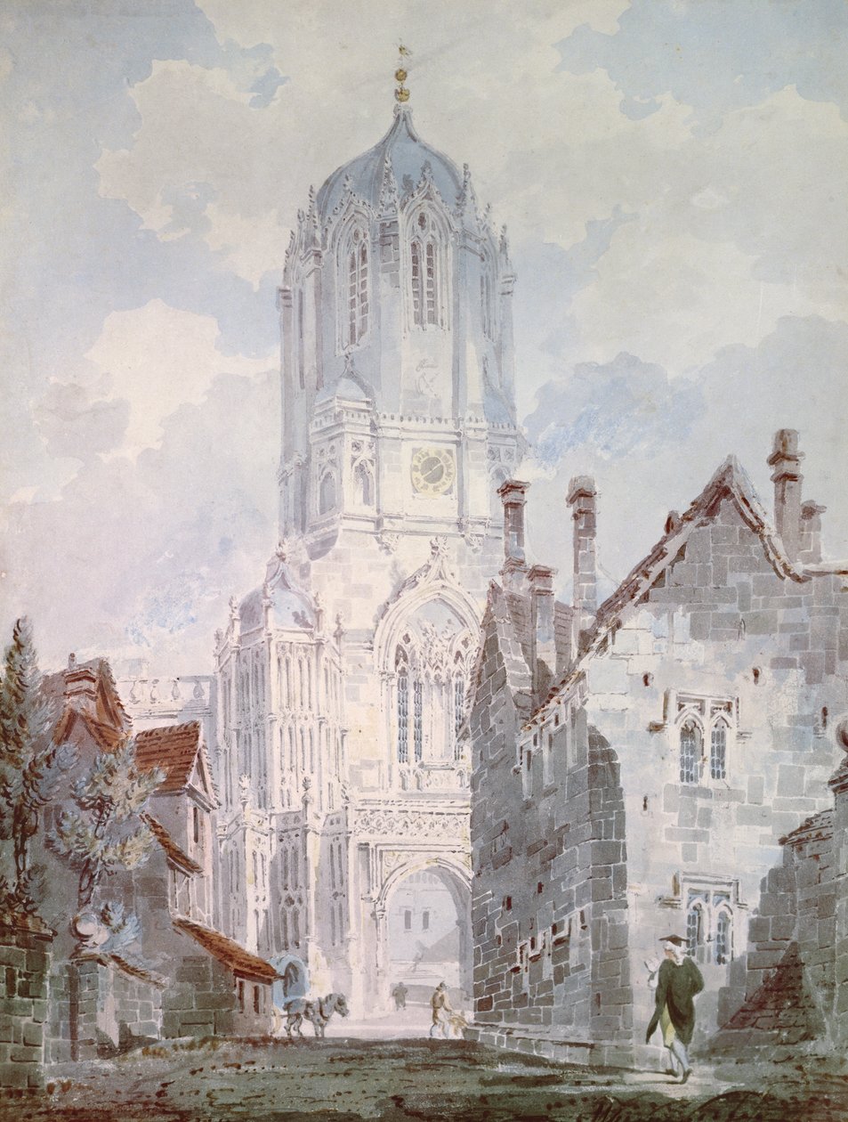 İsa Kilisesi, Oxford, 1795 by Joseph Mallord William Turner