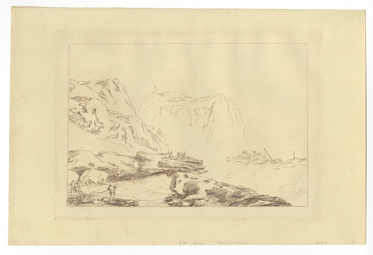 Yorkshire Sahili (gravür) by Joseph Mallord William Turner