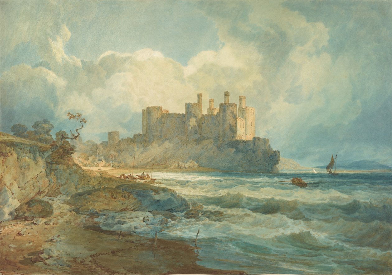 Conway Kalesi, Kuzey Galler by Joseph Mallord William Turner