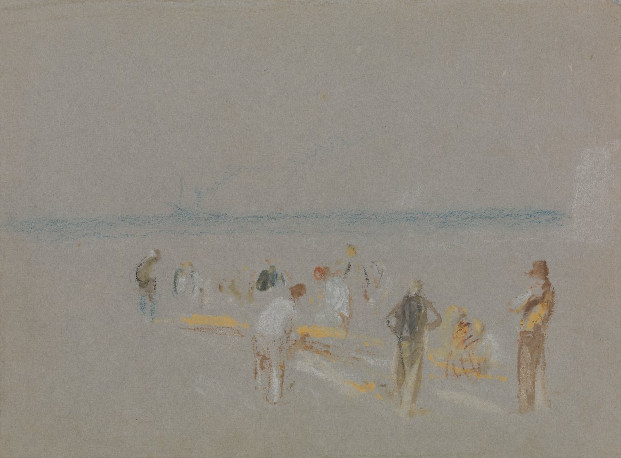 Goodwin Sands'de Kriket by Joseph Mallord William Turner
