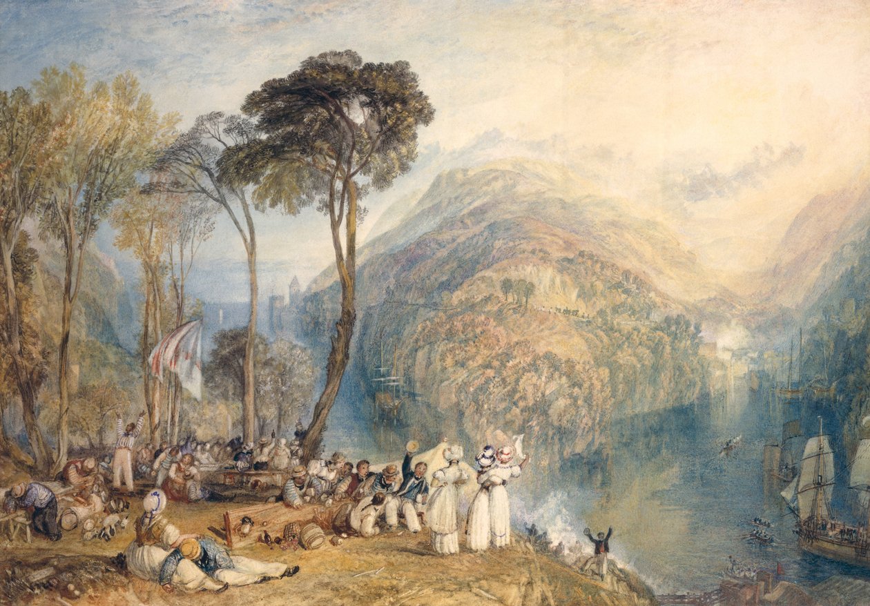 Dartmouth Koyu (kağıt üzerinde wc) by Joseph Mallord William Turner