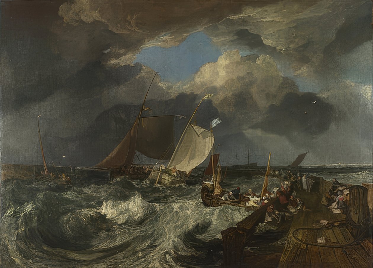 Calais iskelesi. 1803 by Joseph Mallord William Turner