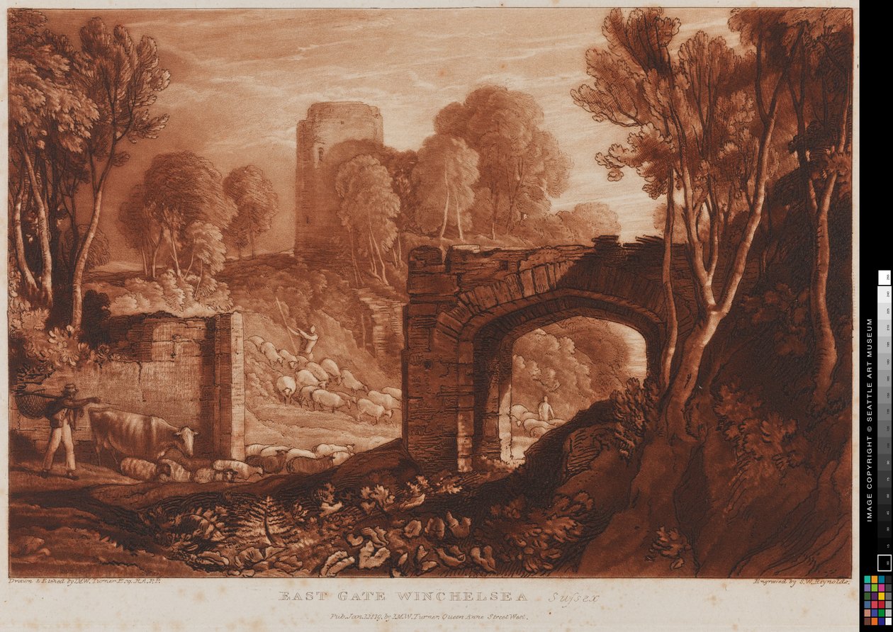 Doğu Kapısı Winchelsea, Sussex by Joseph Mallord William Turner