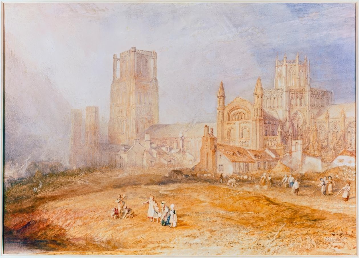 Ely Katedrali / Turner tarafından. by Joseph Mallord William Turner