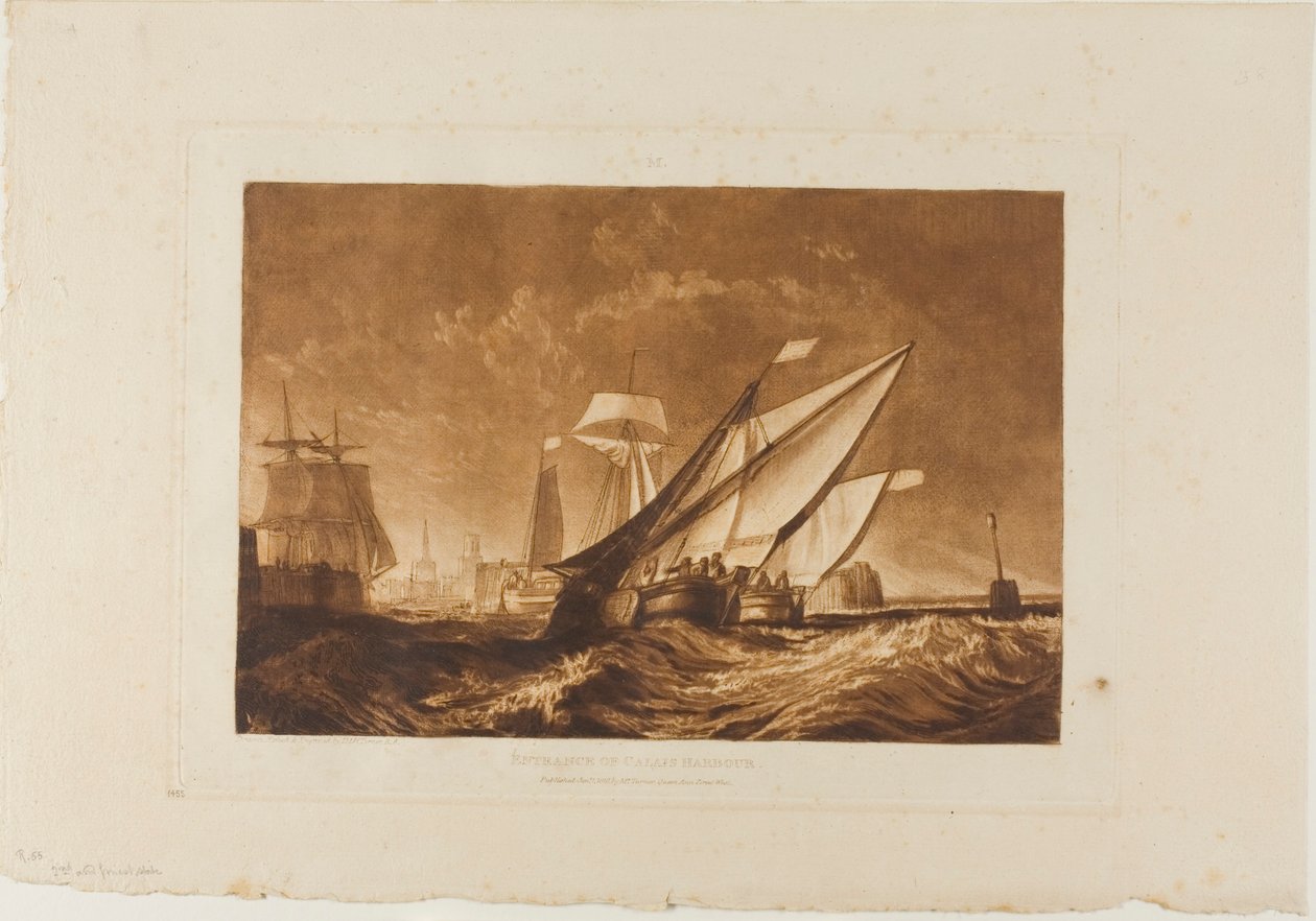 Calais Limanı girişi, Liber Studiorum