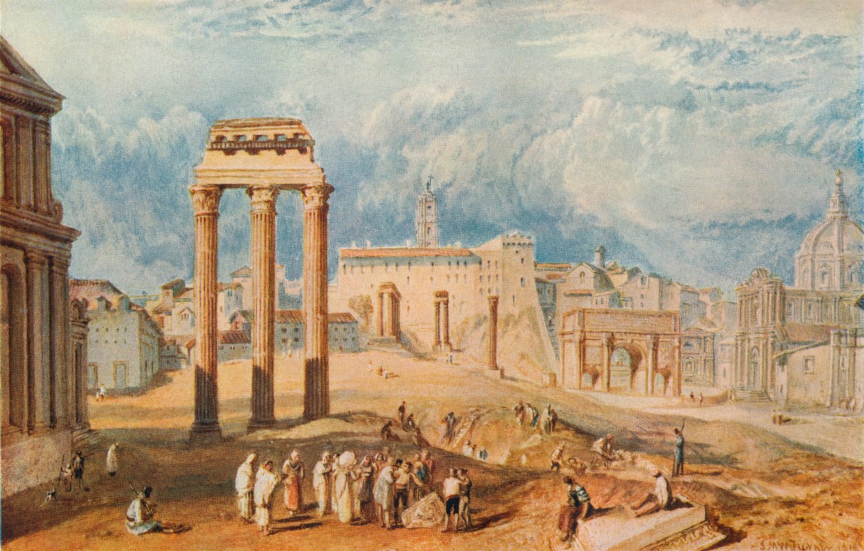 Roma Forumu, 1818 by Joseph Mallord William Turner