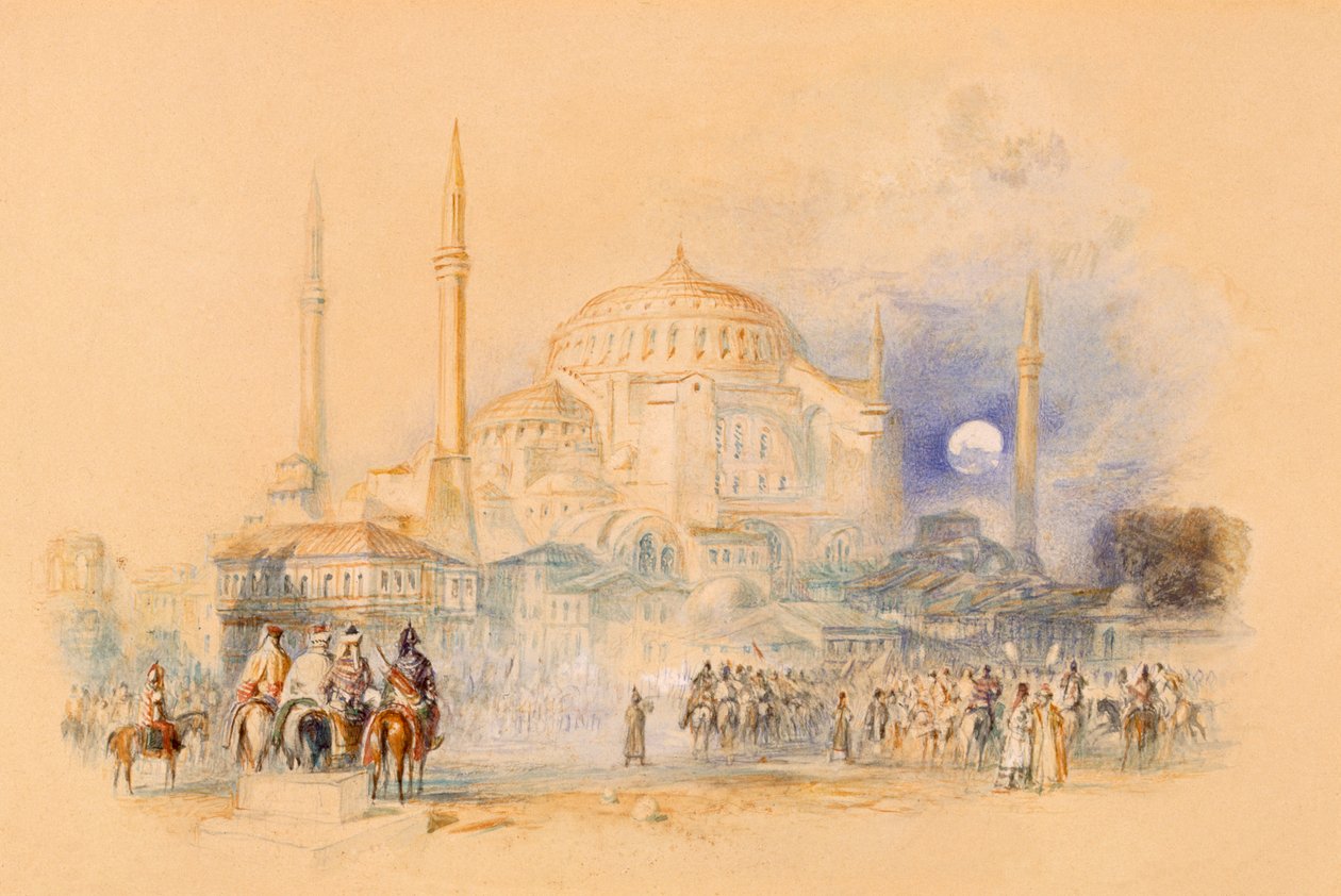 Aya Sofya by Joseph Mallord William Turner