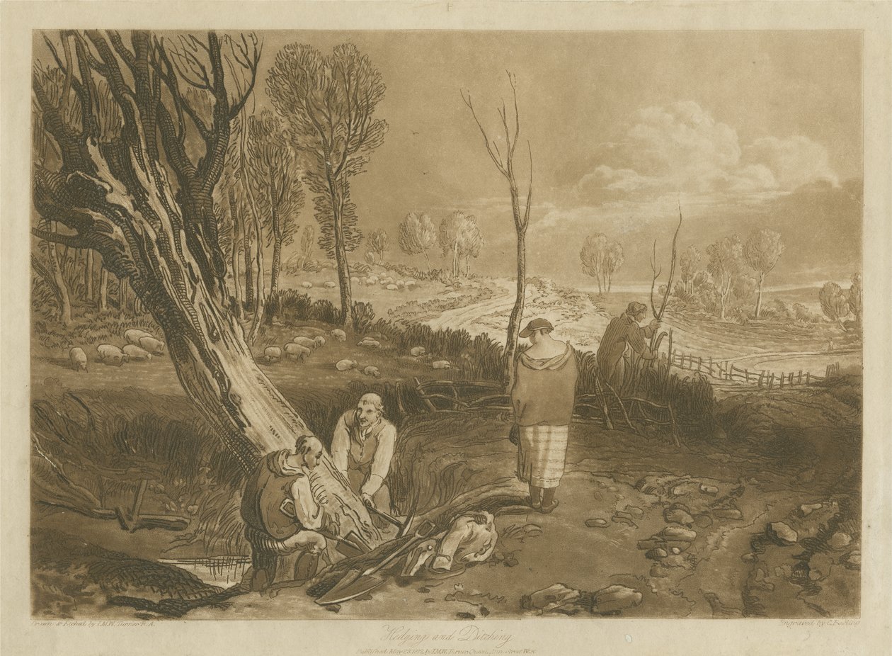 Korunma ve Hendek Açma, c.1860 by Joseph Mallord William Turner