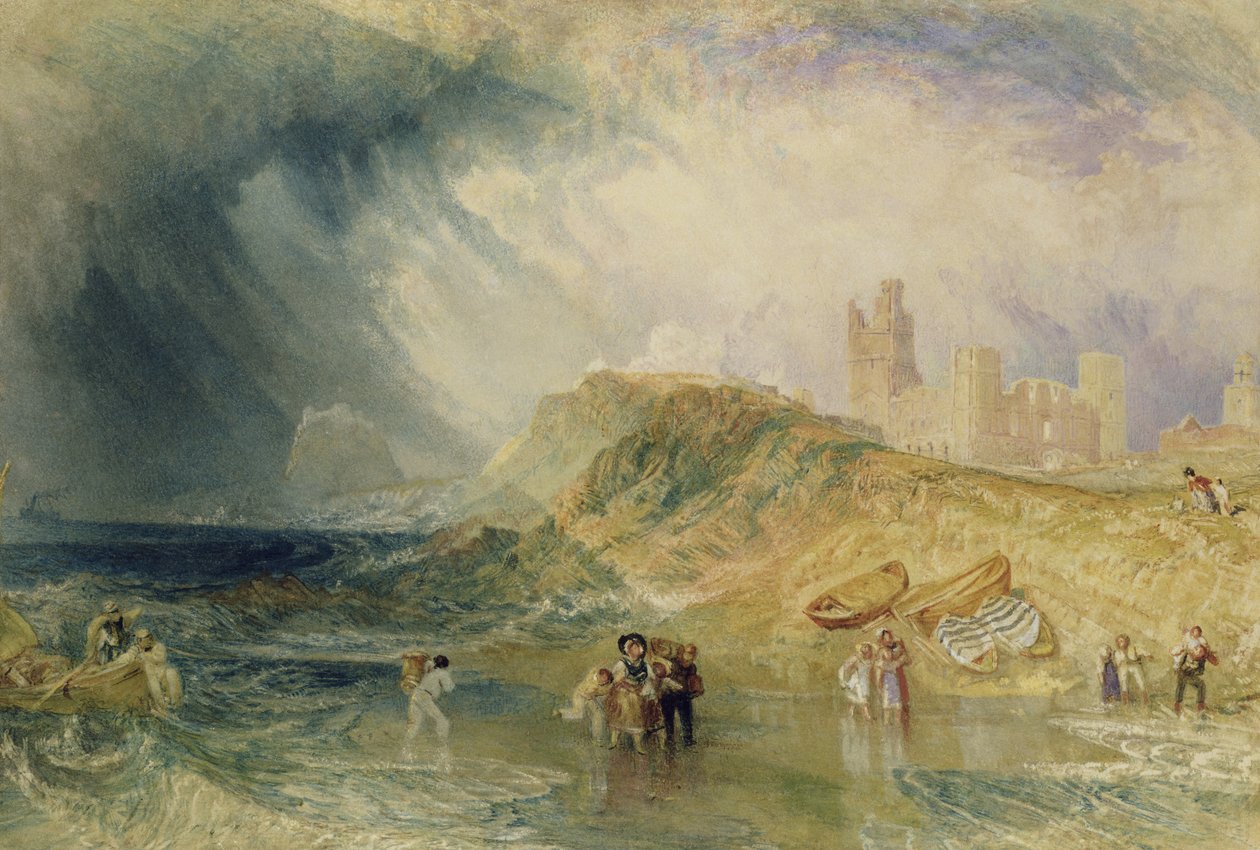 Kutsal Ada, Northumberland, 1820 dolayları by Joseph Mallord William Turner
