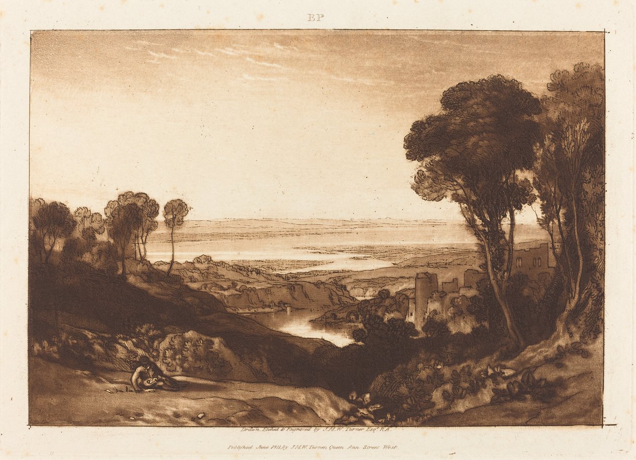 Severn ve Wye Kavşağı by Joseph Mallord William Turner