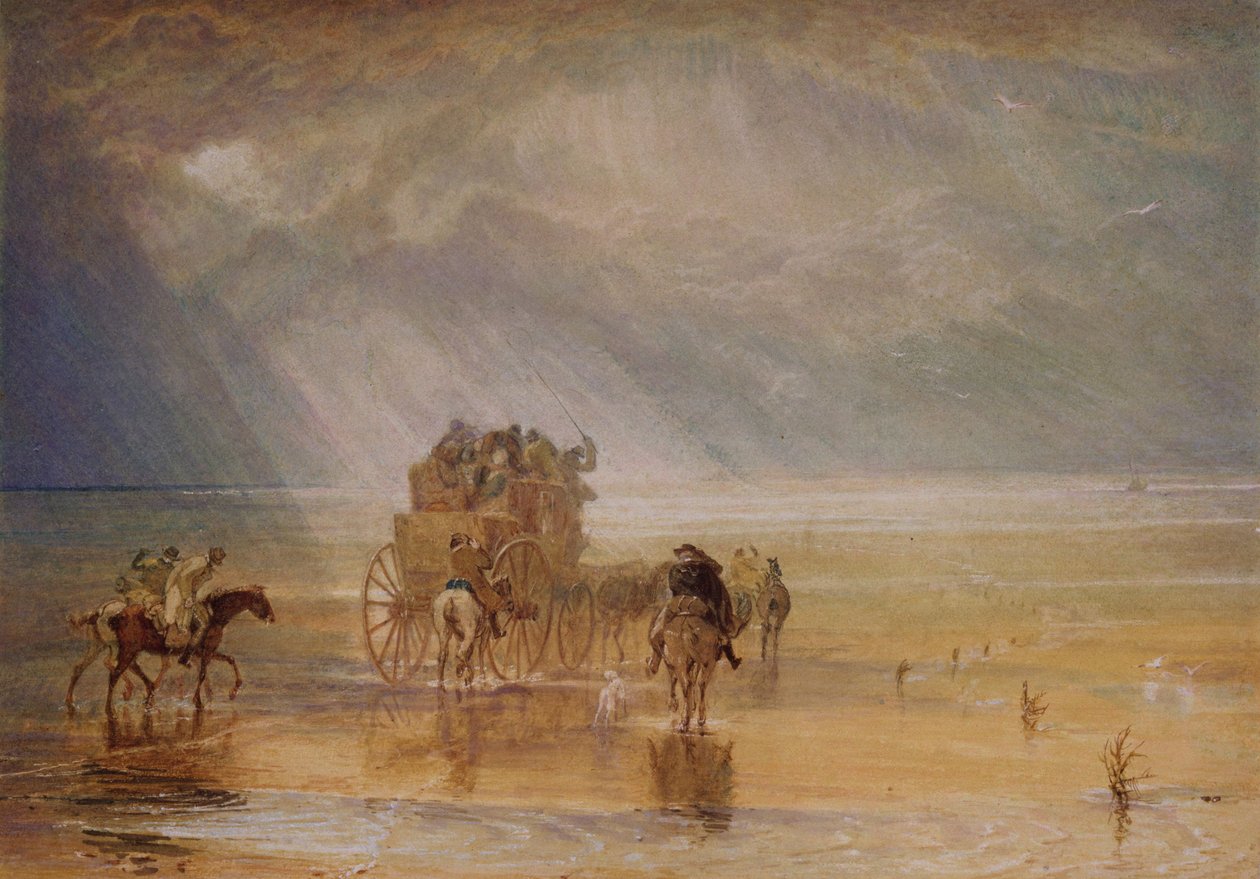 Lancaster Kumları, 1816-1825 by Joseph Mallord William Turner