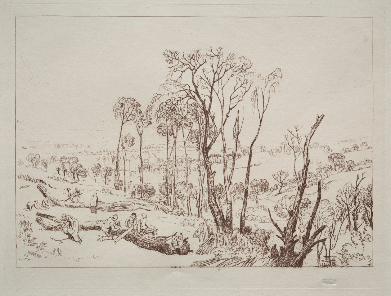 Çalışmalar Kitabı: Crowhurst, Sussex. by Joseph Mallord William Turner