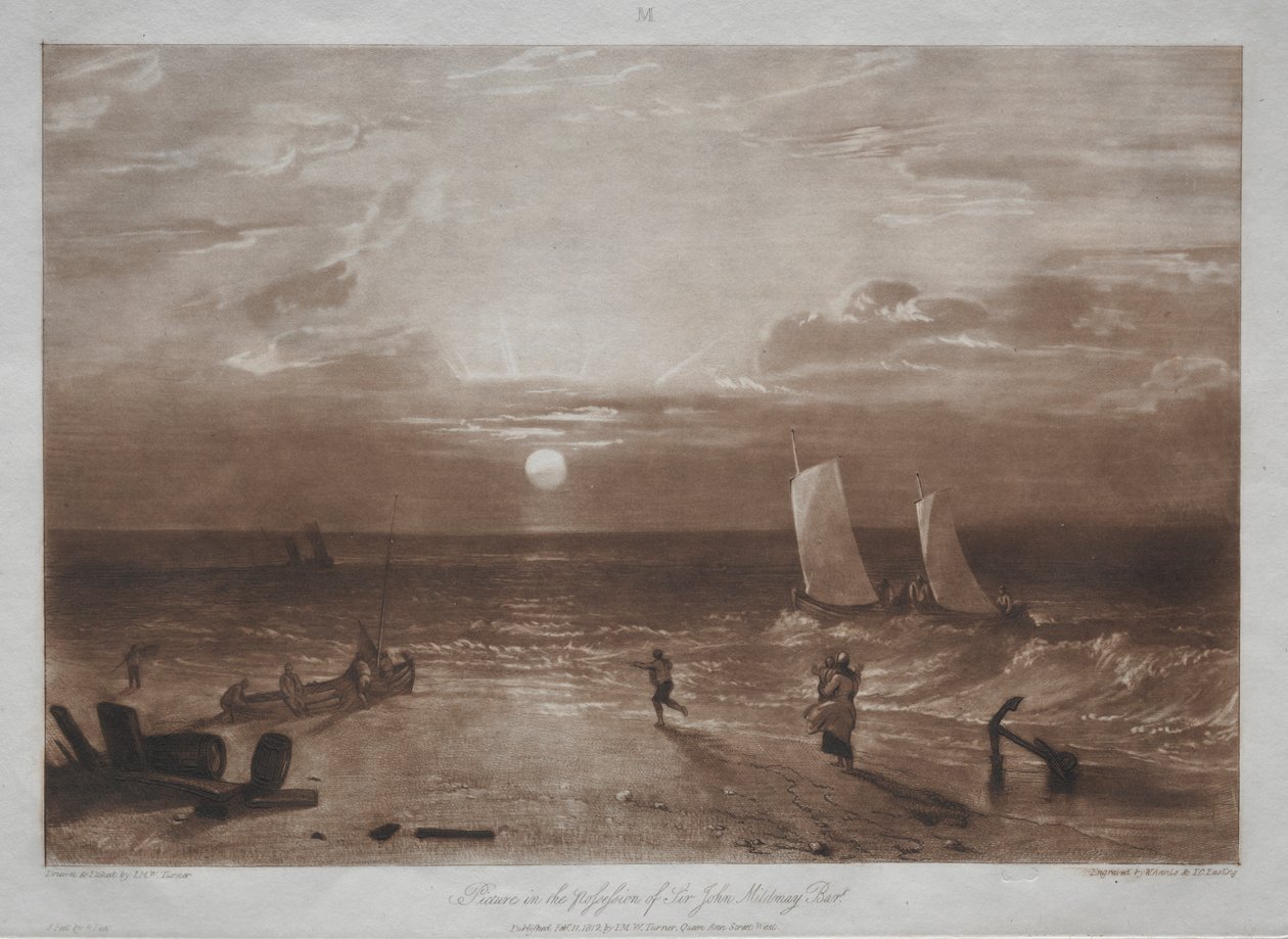 Çalışmalar Kitabı: Mildmay Deniz Parçası by Joseph Mallord William Turner