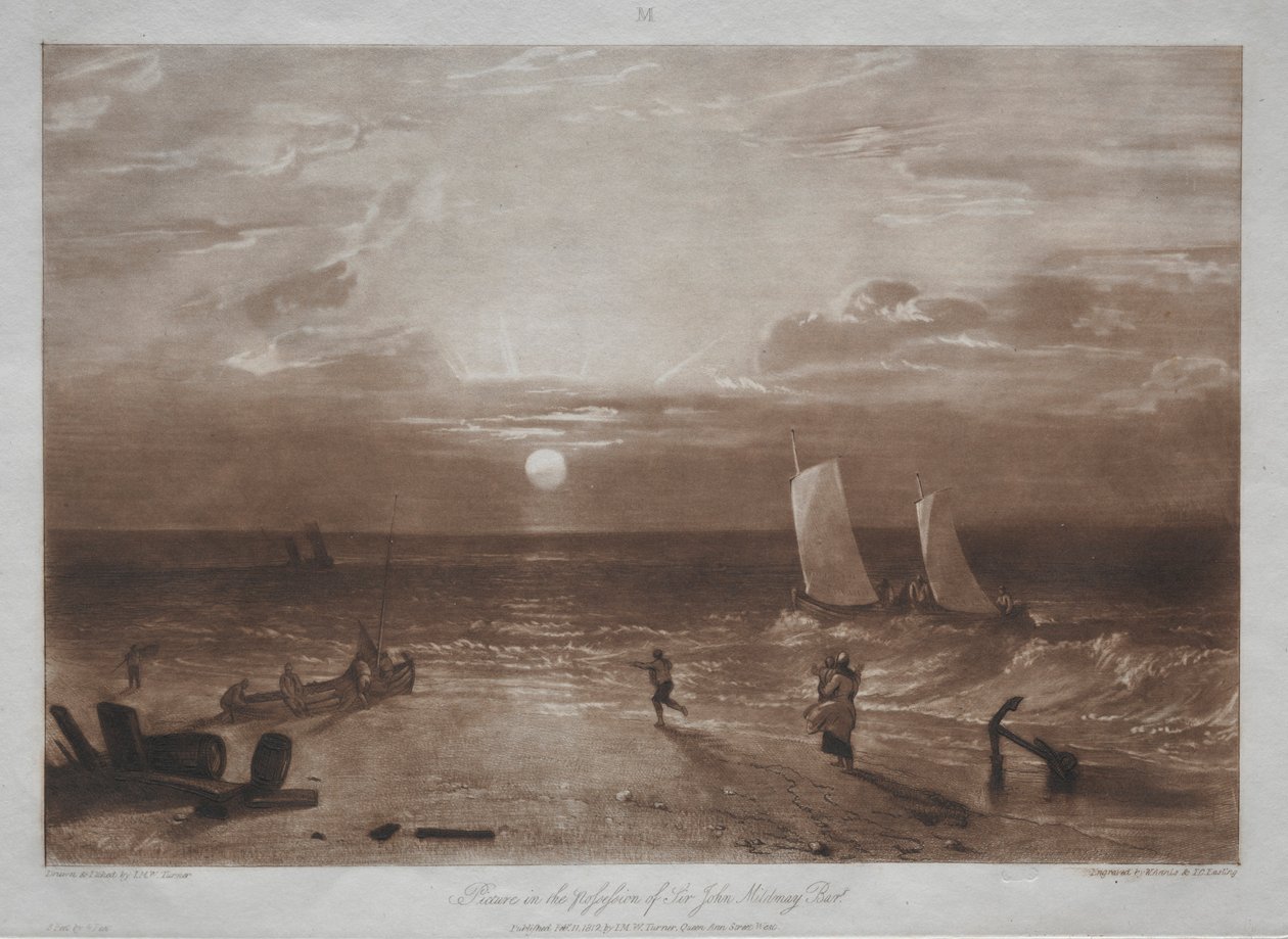 Liber Studiorum: Mildmay Deniz parçası. by Joseph Mallord William Turner
