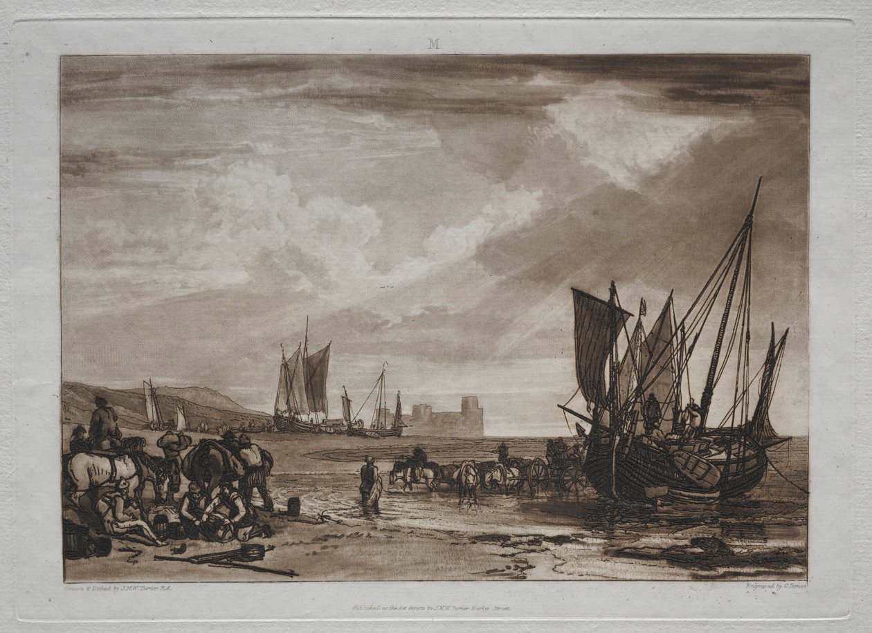 Çalışma Kitabı: Gemiler Boşaltma by Joseph Mallord William Turner