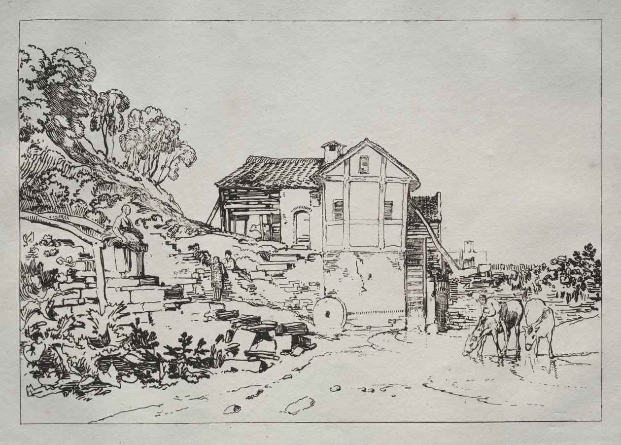 Çalışma Kitabı: Su Değirmeni by Joseph Mallord William Turner