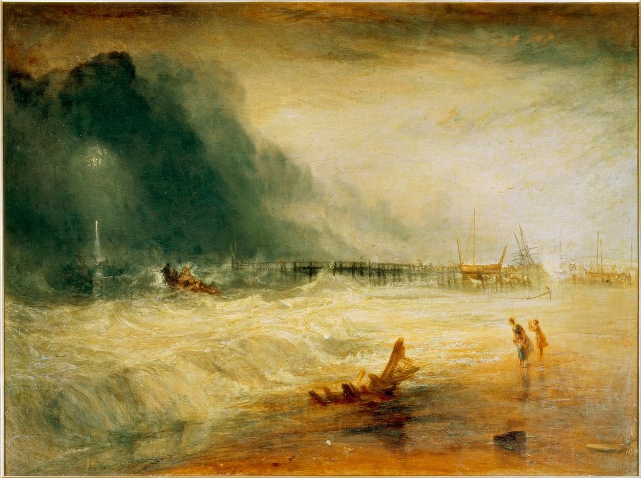 Cankurtaran ve Manby Aparatı / Turner. by Joseph Mallord William Turner